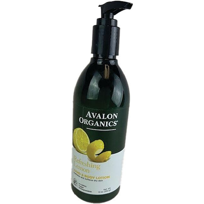 Avalon Organics Hand & Body Lotion - Refreshing Lemon | 12 fl oz Lotion