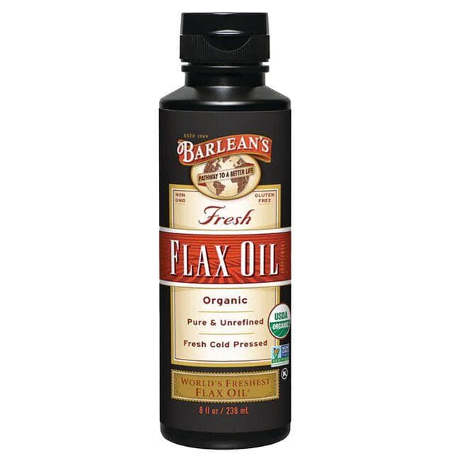 Barlean's Organic Fresh Flax Oil | 8 fl oz Liquid