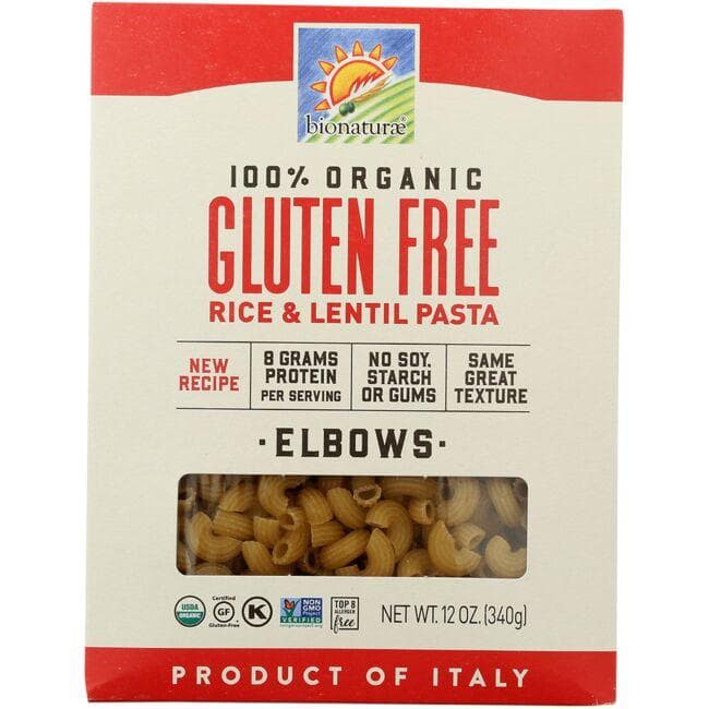 Bionaturae Organic Gluten Free Elbow Pasta | 12 oz Package