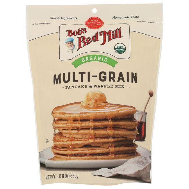 Bob's Red Mill Organic 7 Grain Pancake & Waffle Mix | 24 oz Package