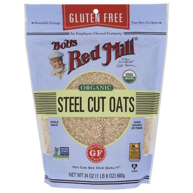 Bob's Red Mill Organic Steel Cut Oats | 24 oz Package
