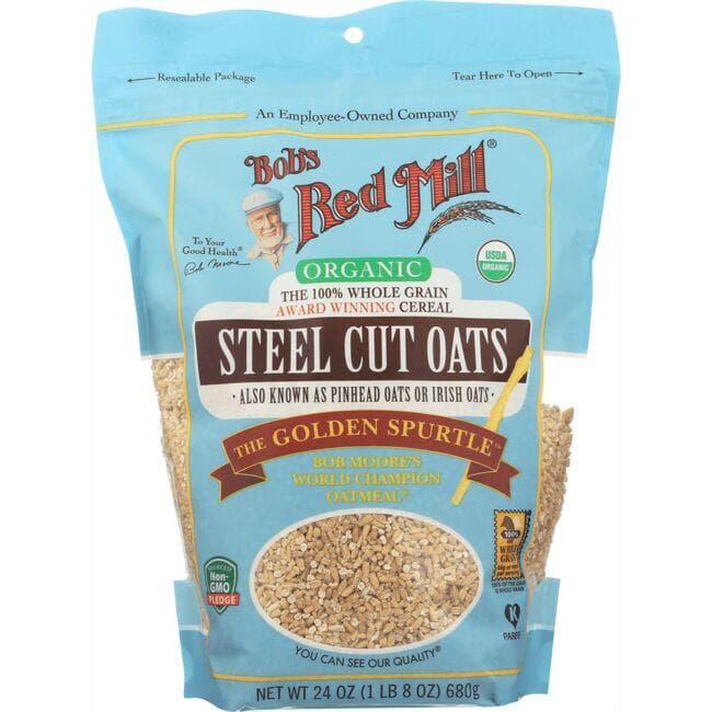 Bob's Red Mill Organic Steel Cut Oats | 24 oz Package