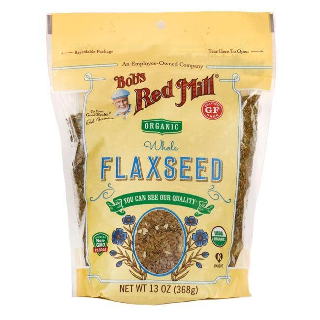 Bob's Red Mill Organic Whole Flaxseed | 13 oz Package