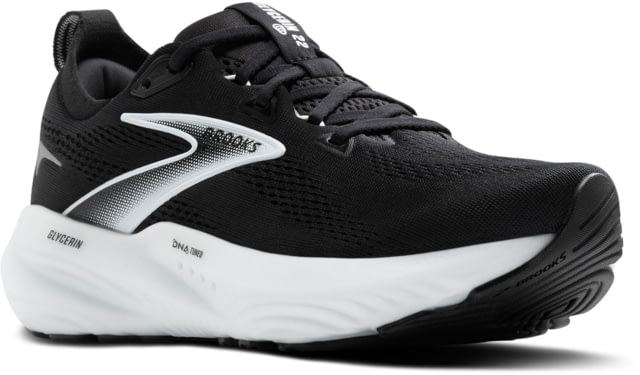 Brooks Glycerin 22 Road Running Shoes - Men's Black/Grey/White 8.5 1D