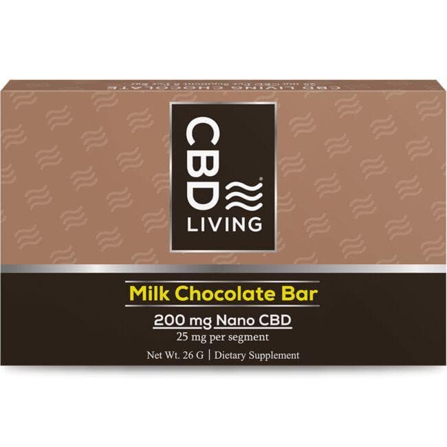 CBD Living Cbd Milk Chocolate Bar | 25 mg | 1 Bars