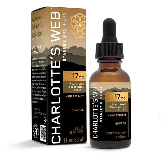 Charlotte's Web Cbd Hemp Oil - Olive Supplement Vitamin | 17 mg 1 fl oz Liquid
