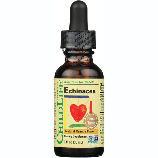 ChildLife Essentials Echinacea - Natural Orange Vitamin | 1 fl oz Liquid | Herbs and Supplements