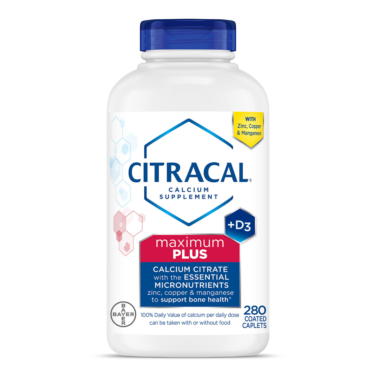 Citracal Calcium Citrate Caplets + D3 (280 ct.)