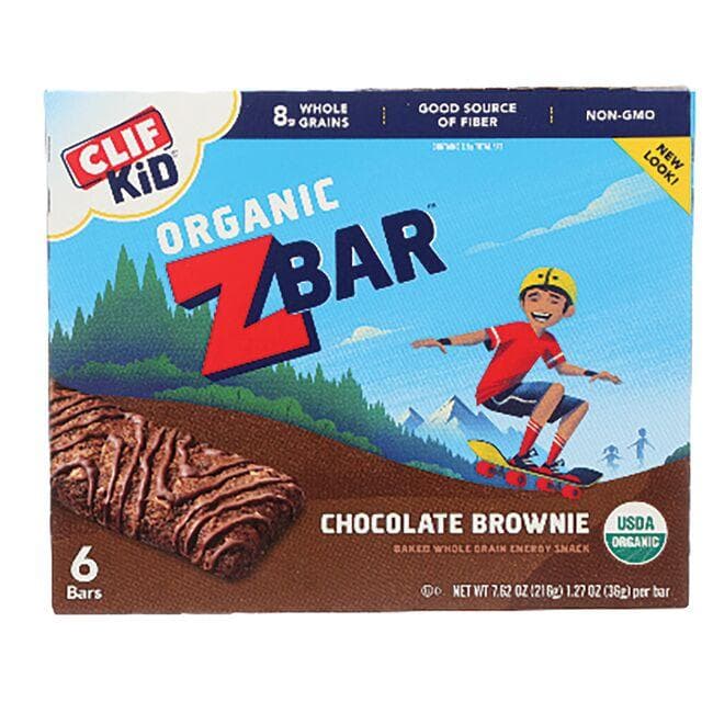 Clif Bars Kid Organic Zbar Chocolate Brownie | 6 Bars