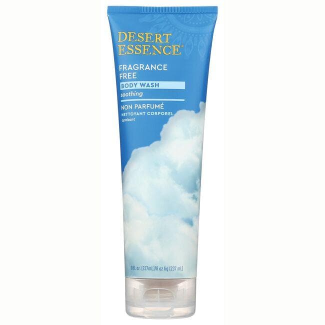 Desert Essence Fragrance Free Body Wash | 8 fl oz Liquid