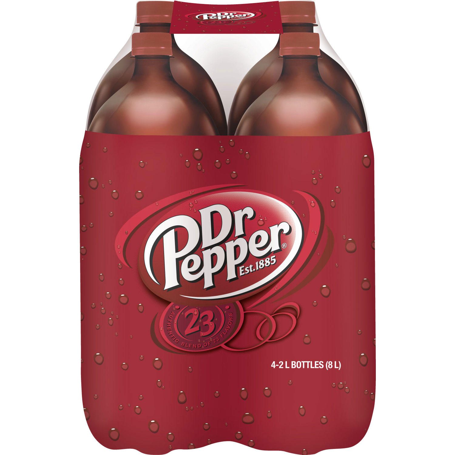 Dr Pepper Soda (2 L bottles, 4 pk.)
