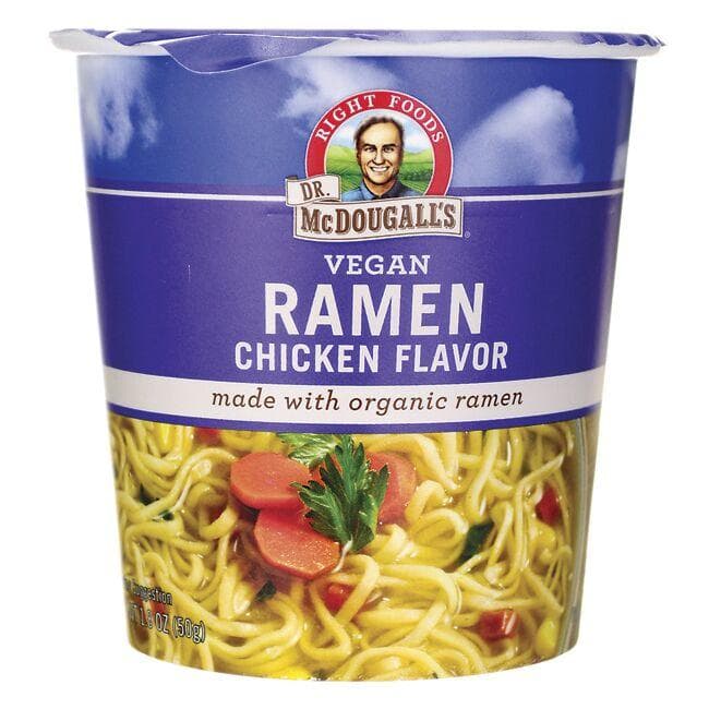 Dr. McDougall's Vegan Ramen Chicken Flavor | 1.8 oz Cup
