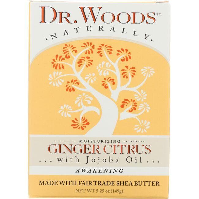 Dr. Woods Ginger Citrus Castile Soap | 5.25 oz Bars