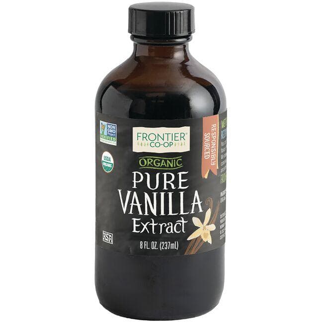 Frontier Co-Op Organic Pure Vanilla Extract | 8 fl oz Liquid