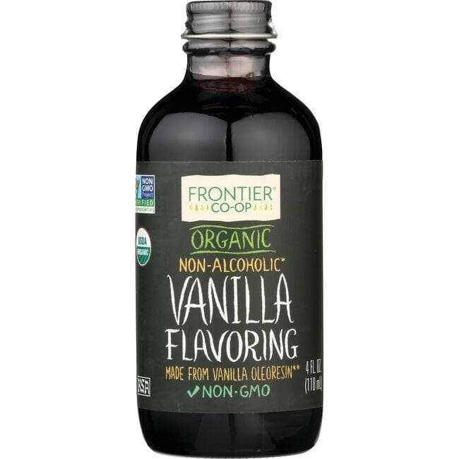 Frontier Co-Op Organic Vanilla Flavoring | 4 fl oz Liquid