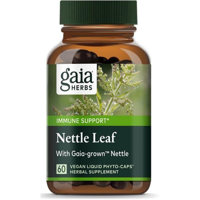 Gaia Herbs Nettle Leaf Vitamin | 60 Vegan Caps | Prostate Health