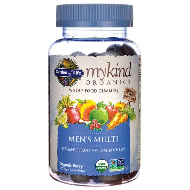 Garden of Life Mykind Organics Men's Gummy Multi - Berry Vitamin | 120 Gummies