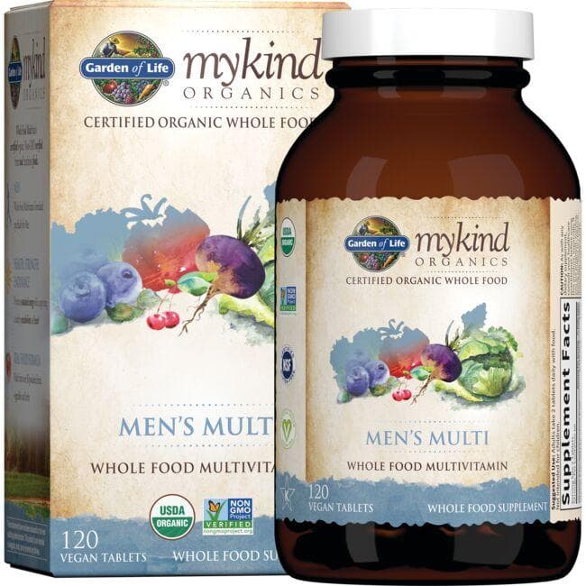 Garden of Life Mykind Organics Men's Multi Vitamin | 120 Vegan Tabs