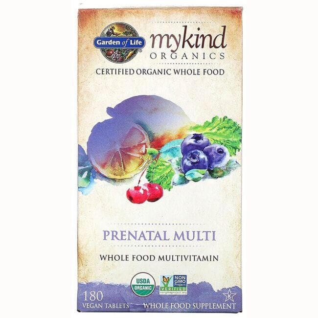 Garden of Life Mykind Organics Prenatal Multi Vitamin | 180 Vegan Tabs