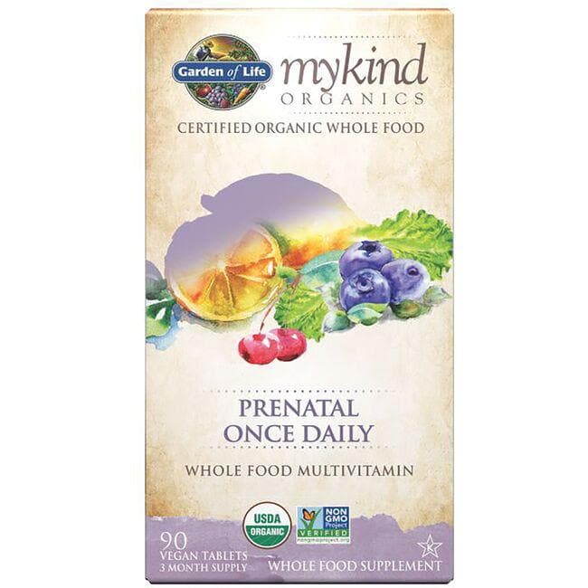 Garden of Life Mykind Organics Prenatal Once Daily Vitamin | 90 Vegan Tabs