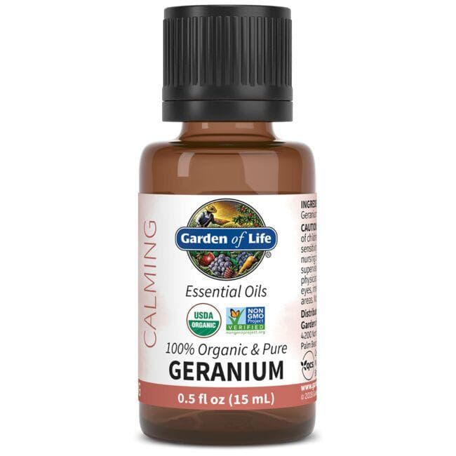 Garden of Life Organic - Geranium | 0.5 fl oz Liquid | Essential Oils