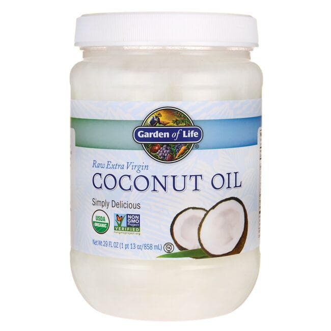 Garden of Life Raw Extra Virgin Coconut Oil | 29 fl oz Solid Oil