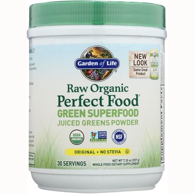 Garden of Life Raw Organic Perfect Food Green Superfood - Original Supplement Vitamin | 7.3 oz Powder