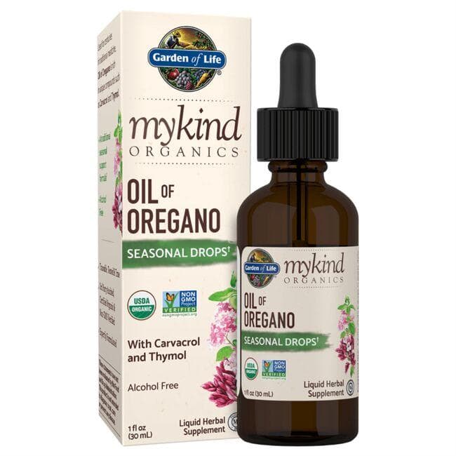 Garden of Life mykind Organics Oil Oregano Drops Vitamin | 1 fl oz Liquid