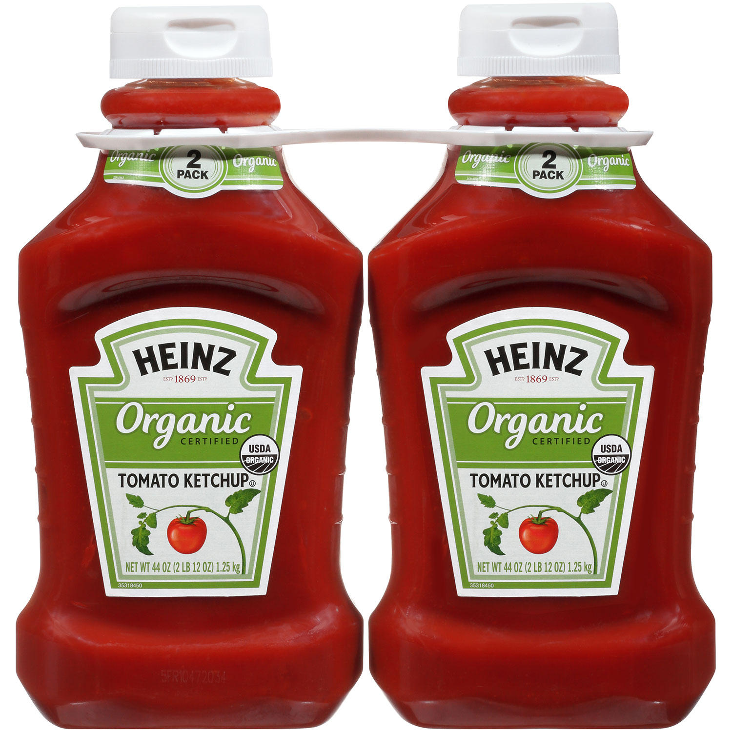 Heinz Organic Certified Tomato Ketchup 44 oz., 2 pk.
