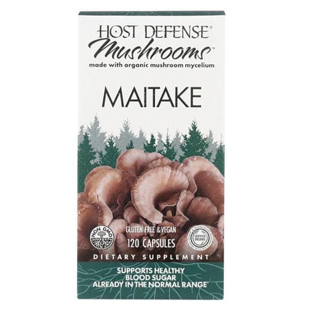 Host Defense Mushrooms Maitake Vitamin | 120 Caps | Herbs and Supplements