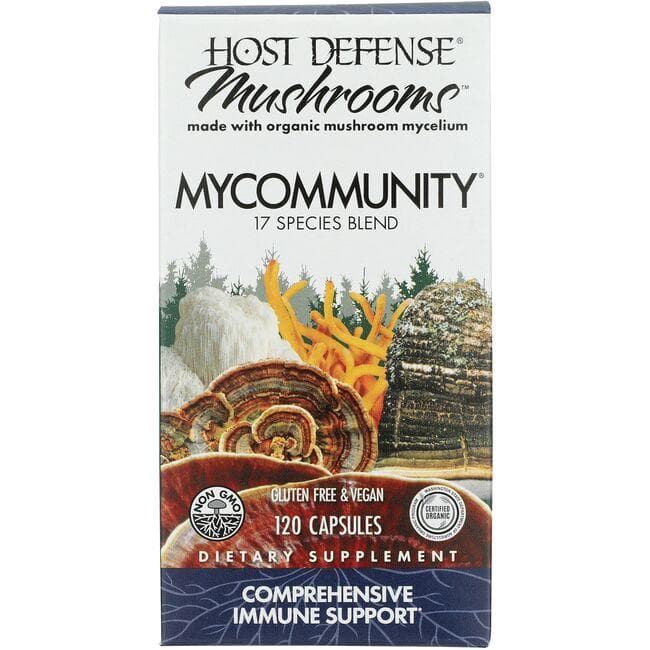 Host Defense Mushrooms Mycommunity 17 Species Blend Vitamin | 120 Caps