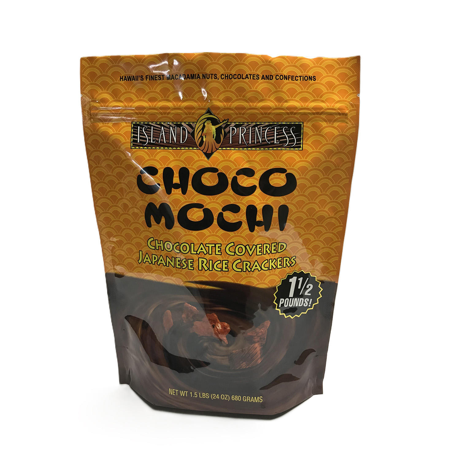 Island Princess Choco Mochi Chocolate-Covered Rice Crackers (24 oz.)