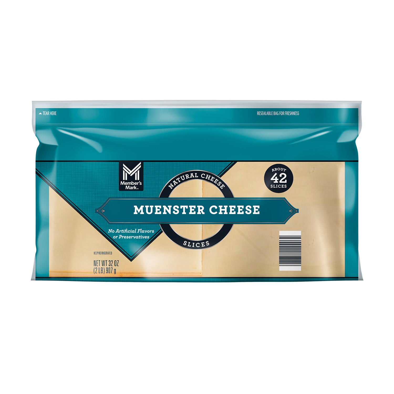 Member's Mark Muenster Slice Cheese (2 lbs.)
