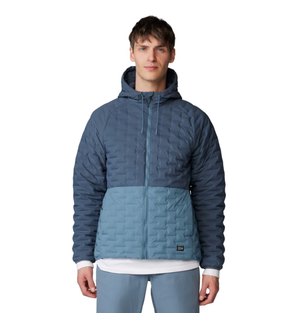 Mountain Hardwear Stretchdown Light Full Zip Hoody - Men's Moon Blue Adriatic Blue XXL
