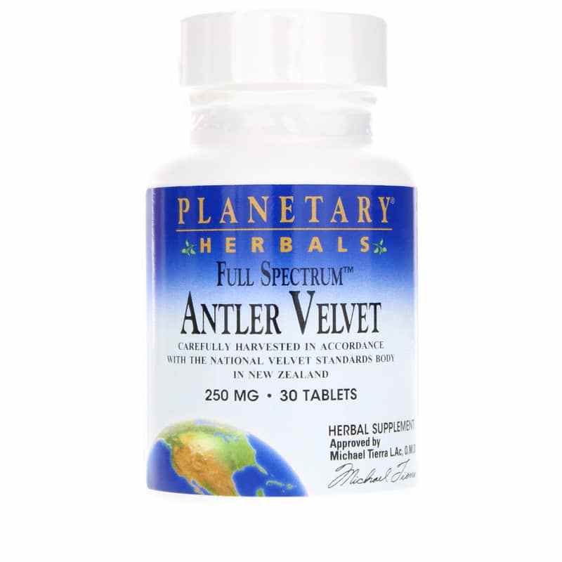 Planetary Herbals Antler Velvet Full Spectrum 250 Mg 30 Tablets