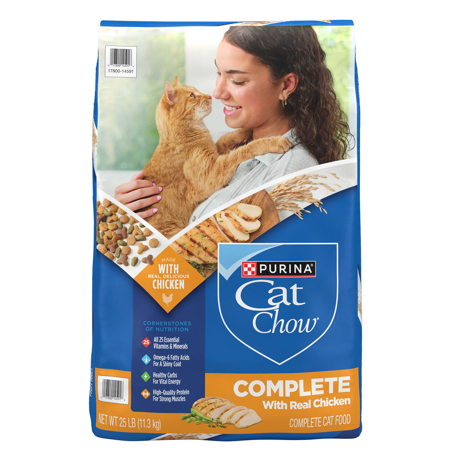 Purina Cat Chow Complete Dry Cat Food (25 lbs.)