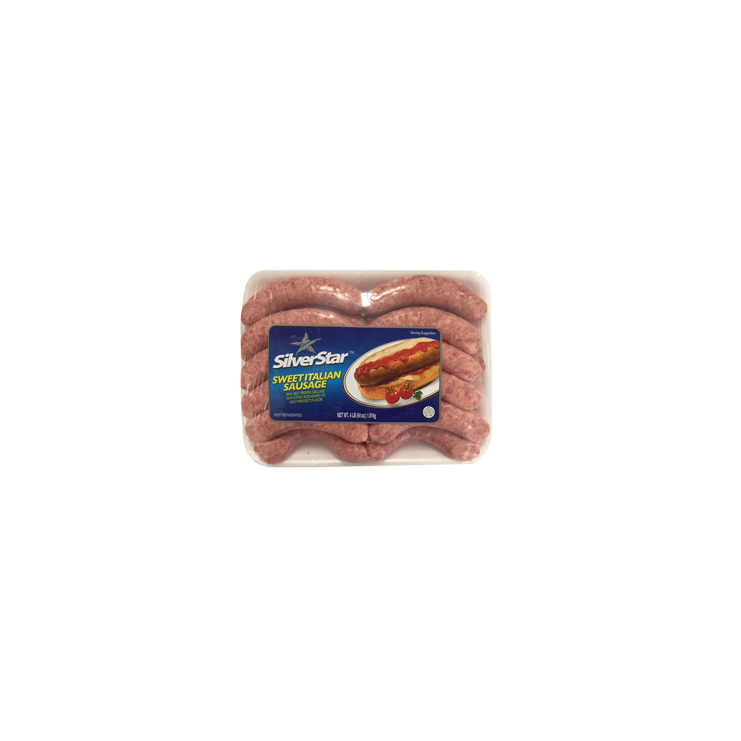 Silver Star Meats Fresh Sweet Italian Sausage (4 lbs.)