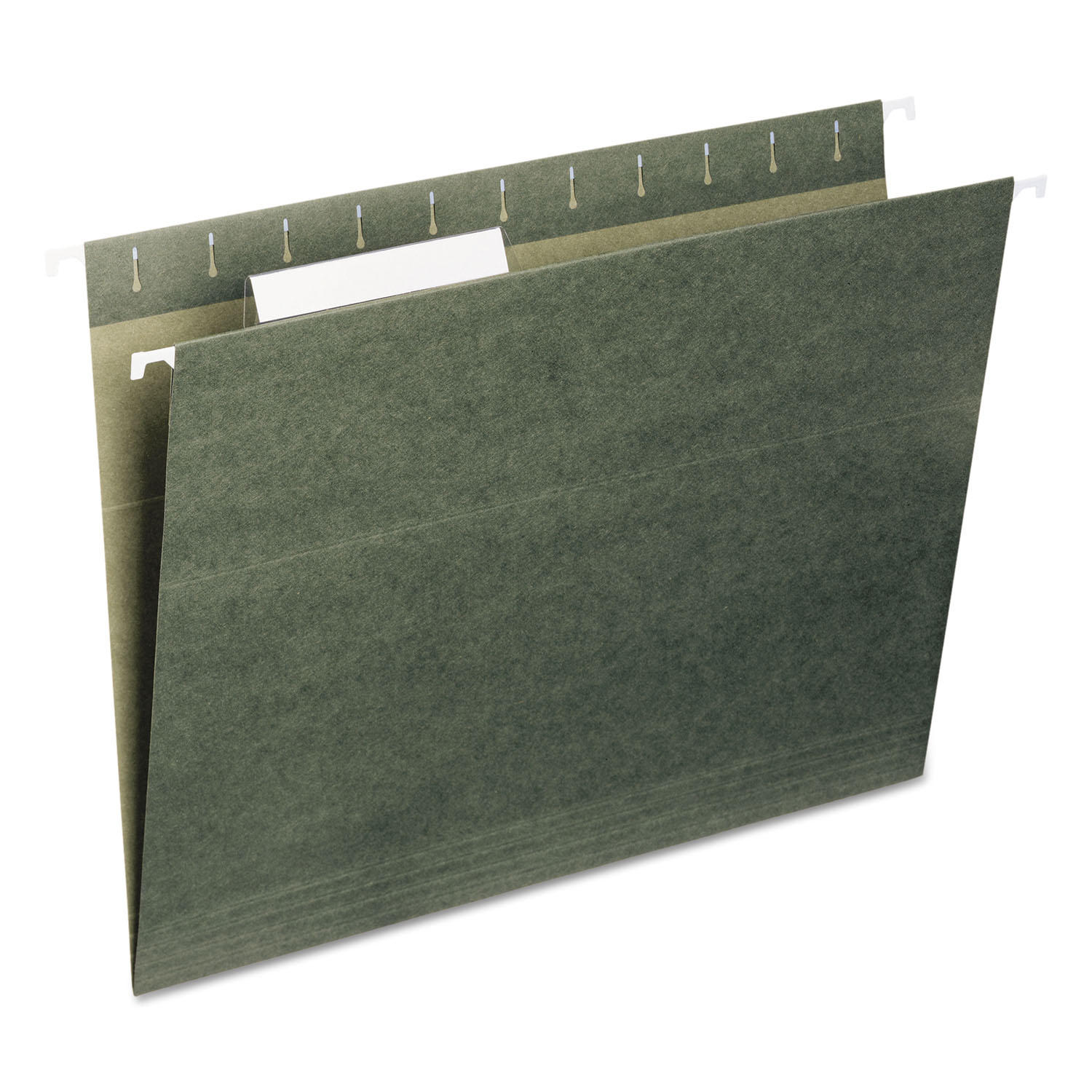 Smead 1/3 Tab Hanging File Folders, Green (Letter)