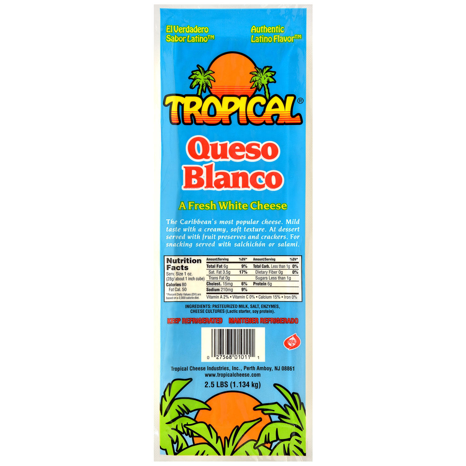 Tropical Queso Blanco (2.5 lbs.)