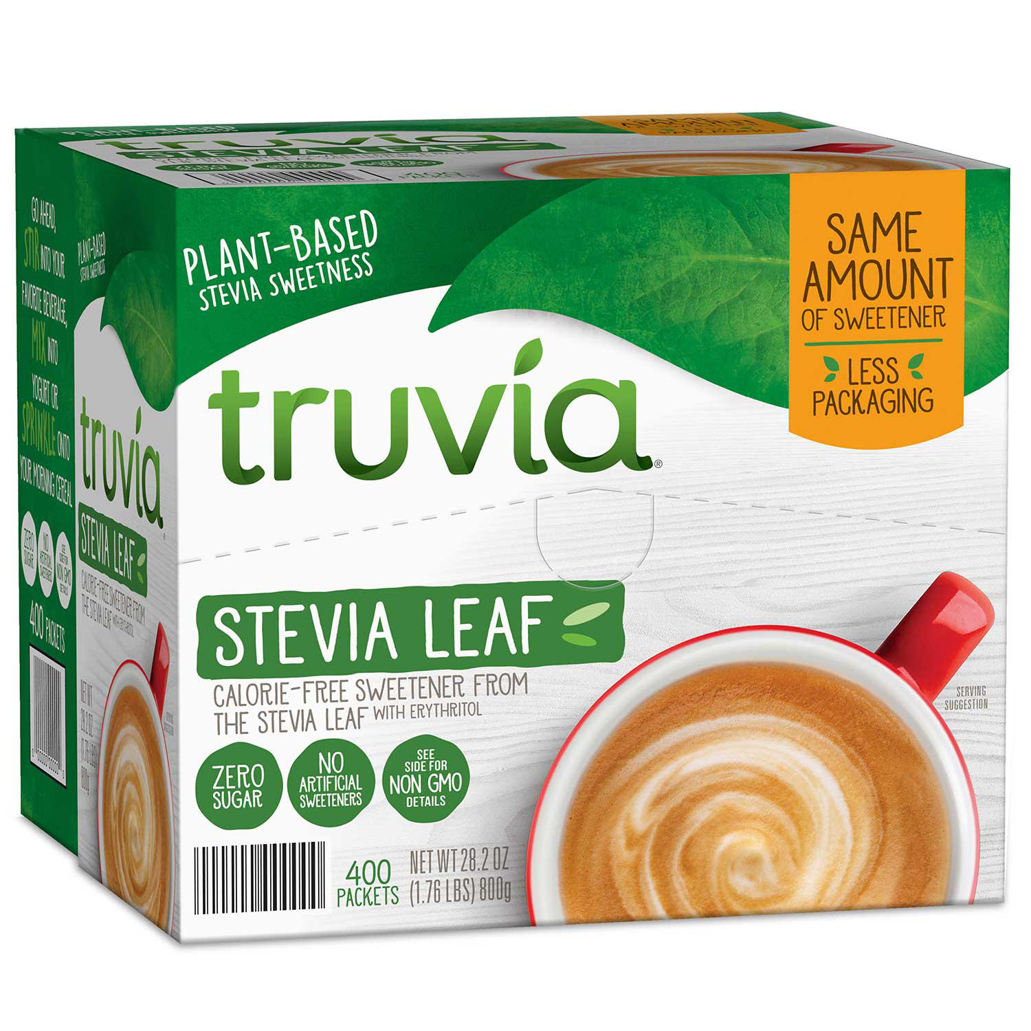 Truvia Original Calorie-Free Sweetener Packets, 400 ct.