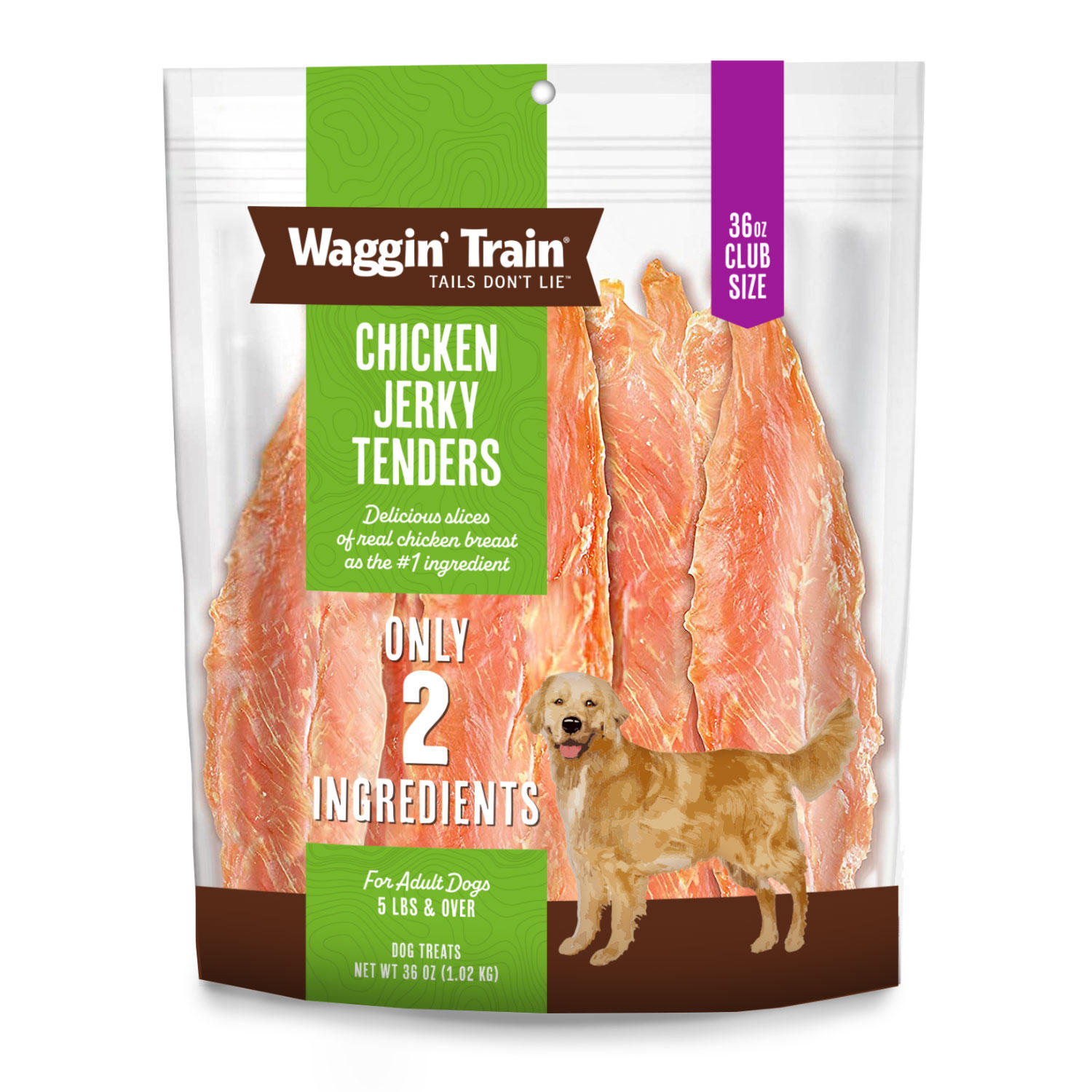 Waggin Train Chicken Jerky Dog Treats (36 oz.)