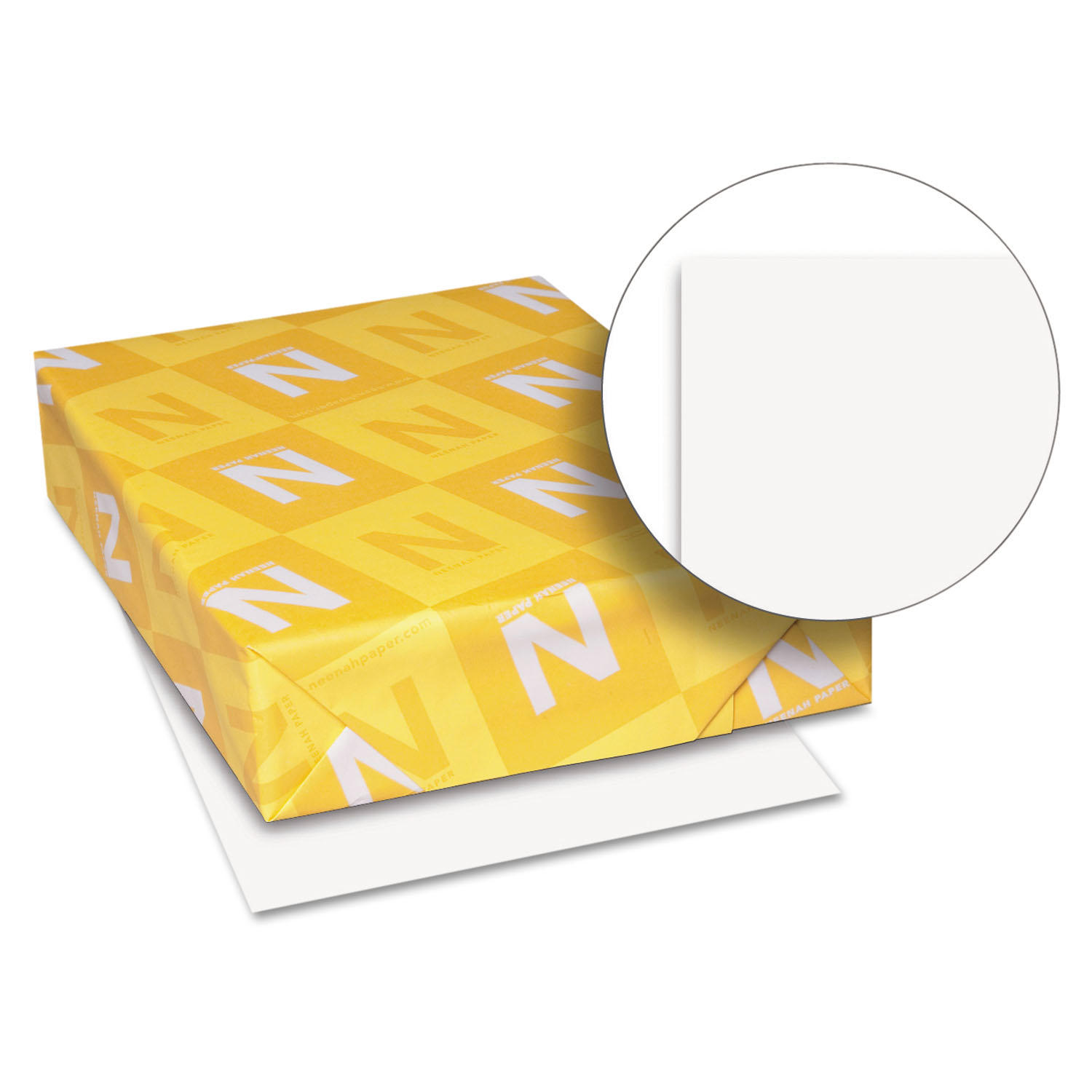 Wausau Exact Index Card Stock, 8.5 x 11', 94 Bright, 110 lbs., 1 Ream (250 sheets)