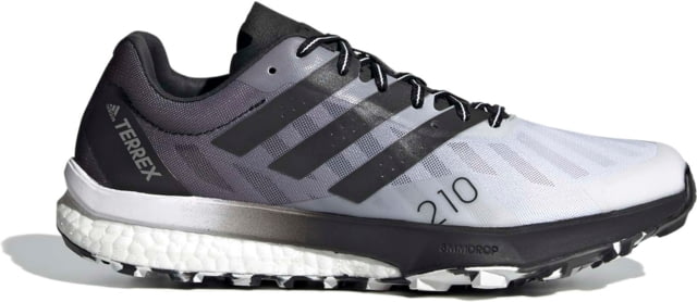 Adidas Terrex Speed Ultra Shoes - Women's White/Core Black/Solar Yellow 9.5