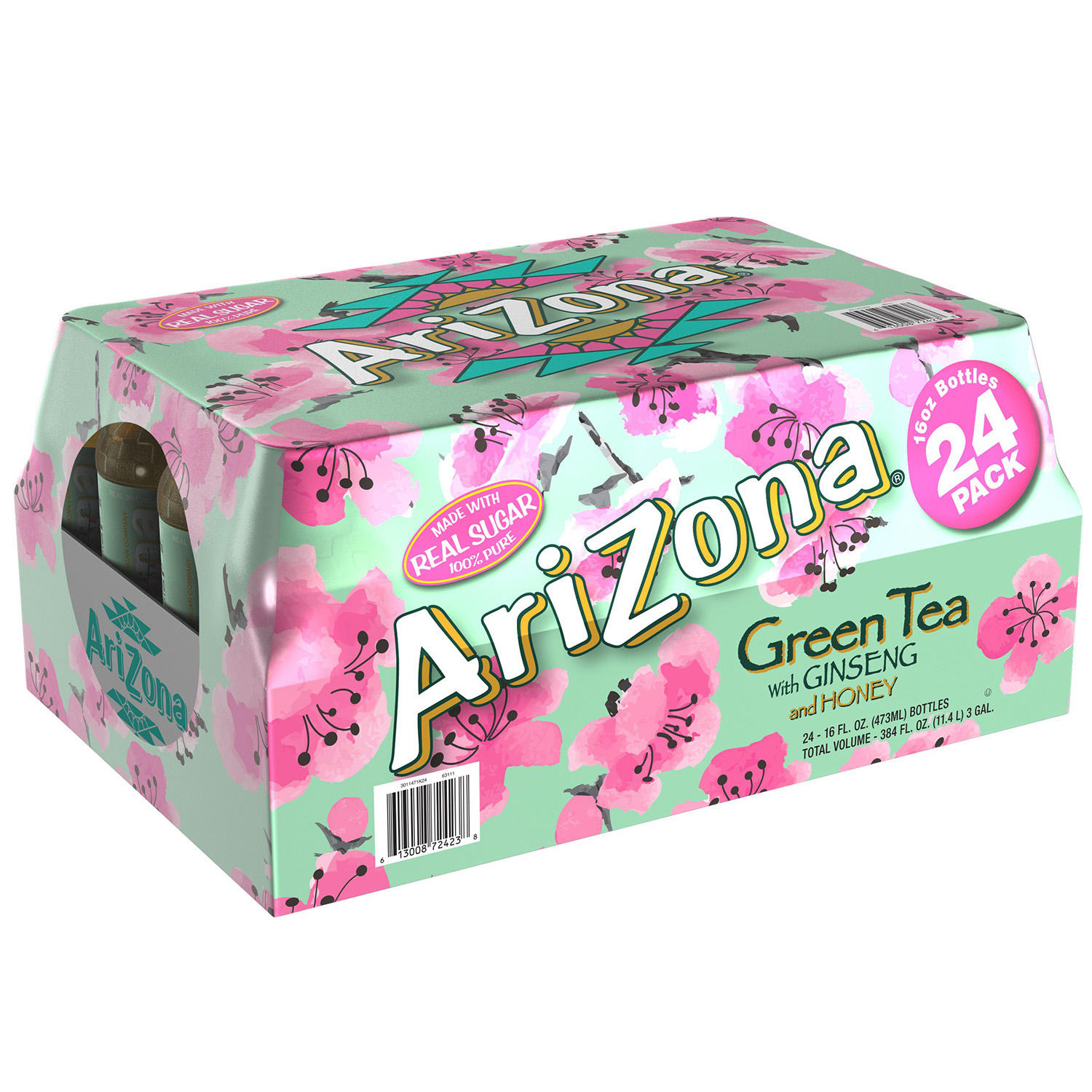 AriZona Green Tea with Ginseng and Honey 16 oz., 24 pk.