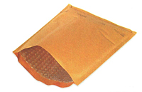B85125PK 4 in. x 8 in.- 000 Kraft Heat-Seal Bubble Mailers- 25 Pack