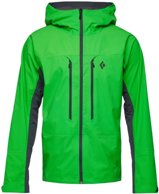 Black Diamond Dawn Patrol Hybrid Shell Jacket - Men's Vibrant Green Small