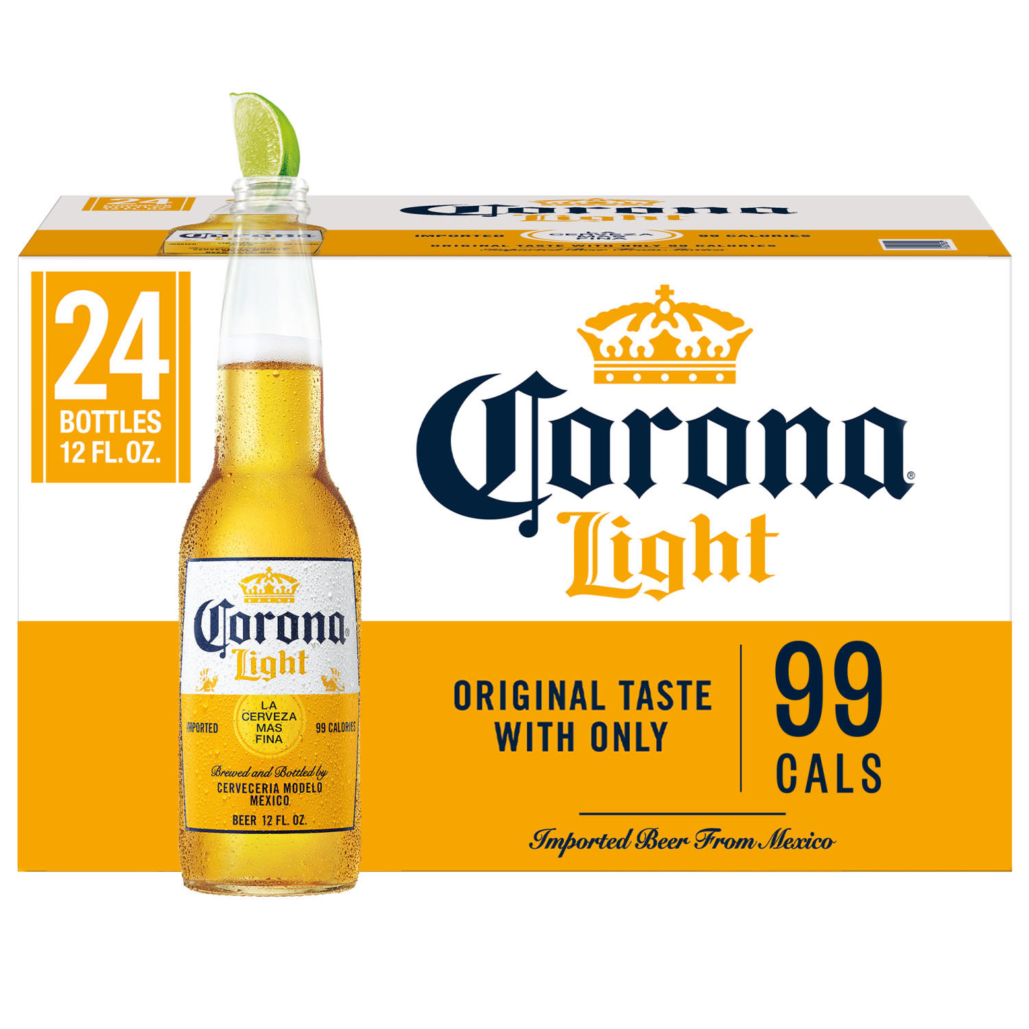 Corona Light Lager Beer, 12 fl. oz. bottle, 24 pk.
