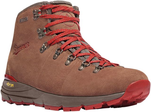 Danner Mountain 600 4.5in Suede Hiking Boots - Men's Brown/Red 9.5 US Medium