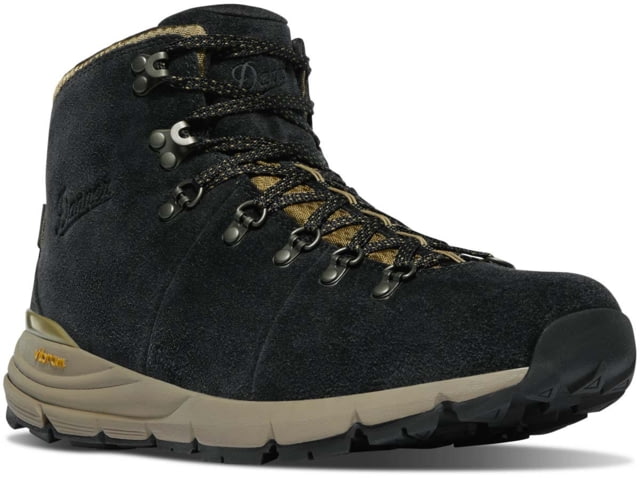 Danner Mountain 600 4.5in Suede Hiking Boots - Men's Wide Black/Khaki 8