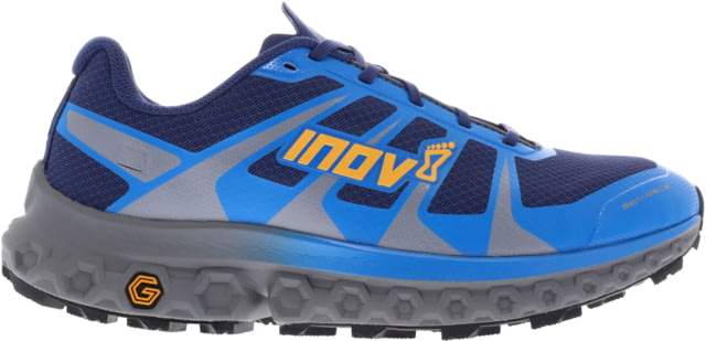 Inov-8 TrailFly Ultra G 300 Max Shoes - Men's Blue/Grey/Nectar 9.5